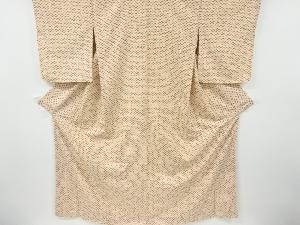 リサイクル　菱に扇模様小紋着物